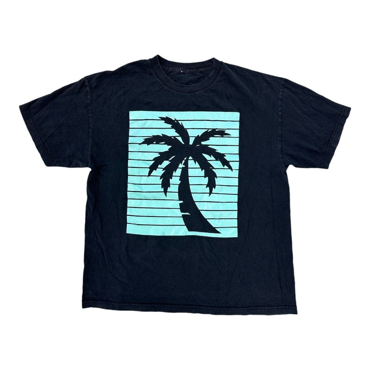 (XL) Palm Tree teal ting